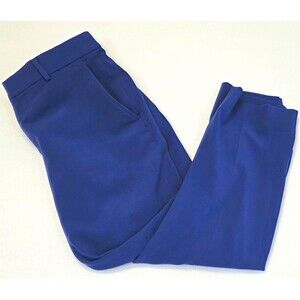 Buffalo David Bitton Blue Dress Pants Slim Flat Front Twill Stretch 34x29